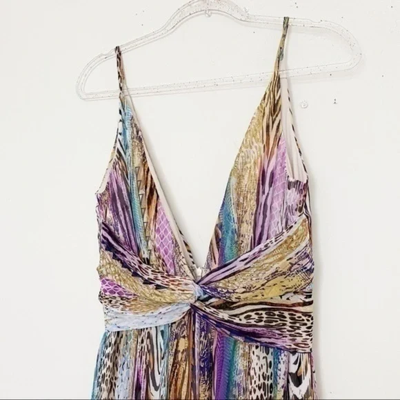 Multicolor animal print maxi dress - Picture 10 of 12